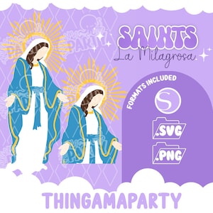 Our Lady of Grace,  La Milagrosa, Senora de Gracia SVG / Studio Format Layered
