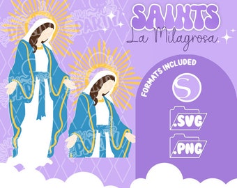 Our Lady of Grace,  La Milagrosa, Senora de Gracia SVG / Studio Format Layered