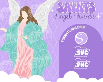 Angel de mi Guarda, Guardian Angel  SVG / Studio Format Layered