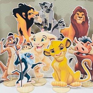 Lion Safari Centerpiece 1 character 1 foot birthday party decor image 1