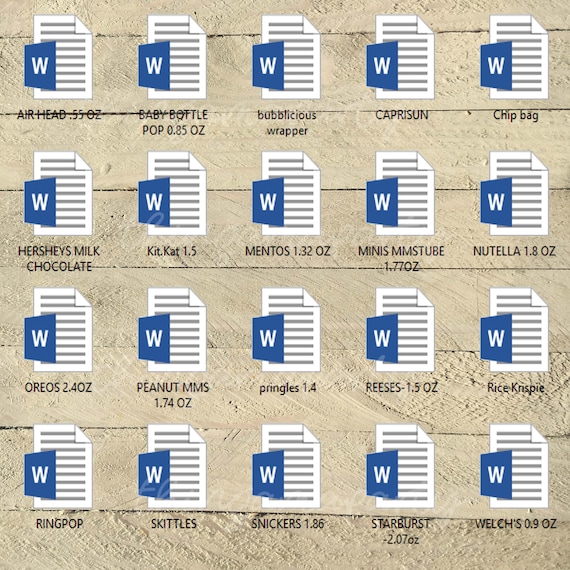 21 Custom Wrapper Templates - Bundle #1 - WORD File - MUST HAVE Microsoft word! Il_570xn