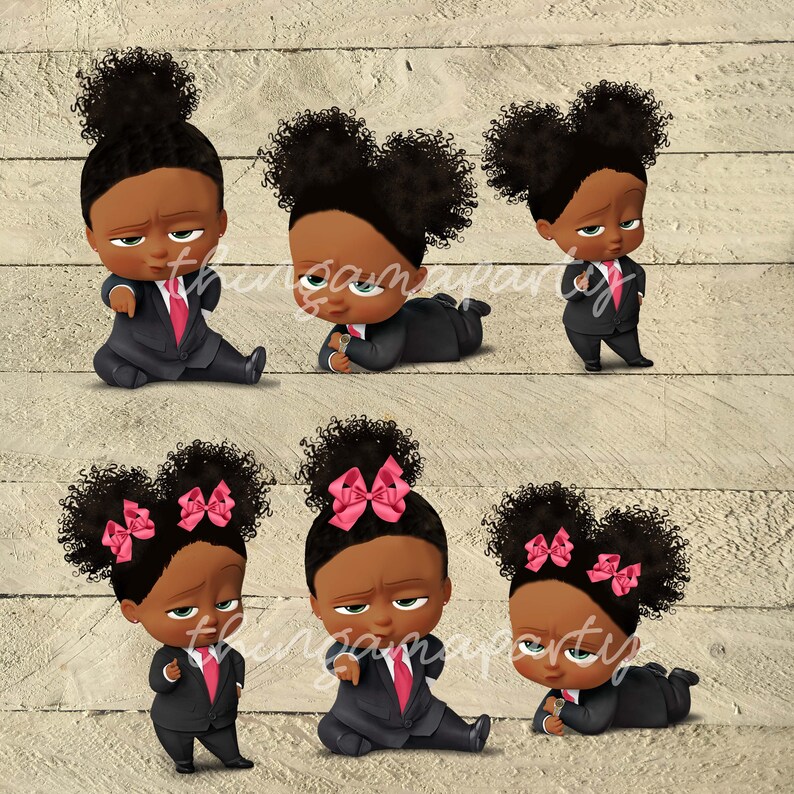 Download Light Skin African American Sassy Boss Baby Girl Babies of ...