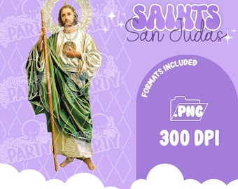 Saint Jude PNG Graphic - San Judas Transparent Religious Icon - saint of lost causes and desperate situations