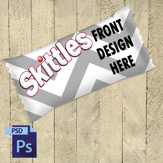 Download Skittles Wrapper - Template - PSD File - MUST HAVE ...