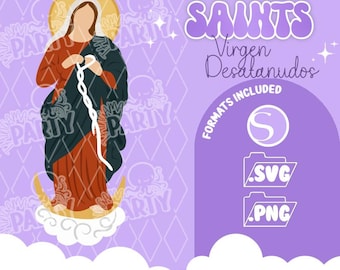 Virgen Desatanudos SVG / Studio Format Layered