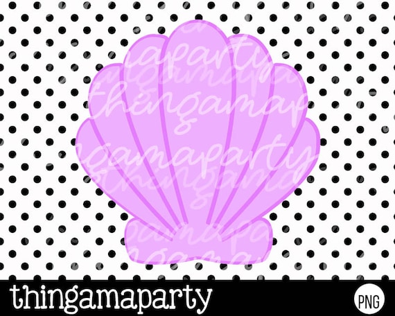 Mermaid Clam Shell Bra Seashell SVG, Cut File for Silhouette and Cricut Il_570xn