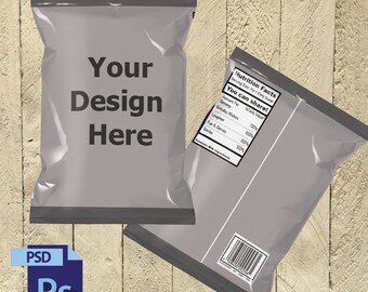 Chip Bag - Template - PSD File - MUST HAVE Photoshop!