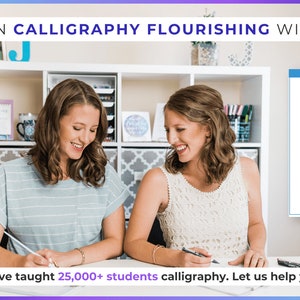 The Calligraphy Flourishing Fundamentals Workbook PDF Calligraphy Flourishes Worksheets image 6