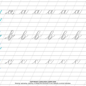 The ABCs of Procreate: Modern Calligraphy Workbook & Procreate Brush image 2