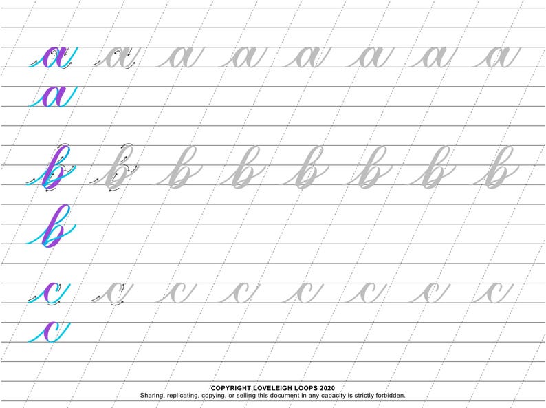 The ABCs of Procreate: Modern Calligraphy Workbook & Procreate Brush image 2