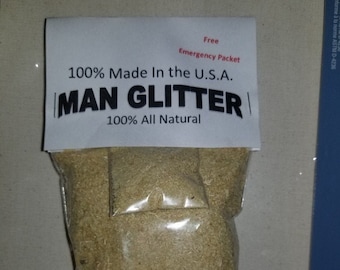 Man Glitter, Sawdust is Man Glitter, Stocking Stuffer, Gag gift, Funny Gifts, Man Glitter Sawdust, Carpenters Gift