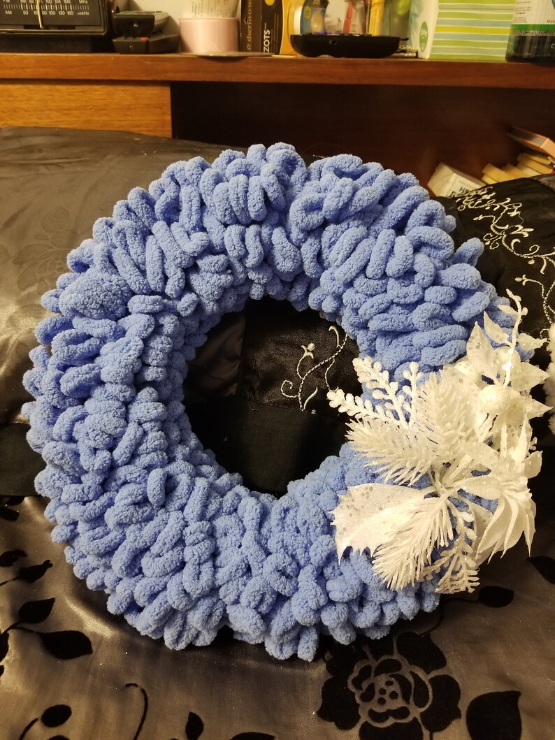 Loop Yarn Wreath - Etsy