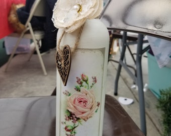 Decorative wine bottle