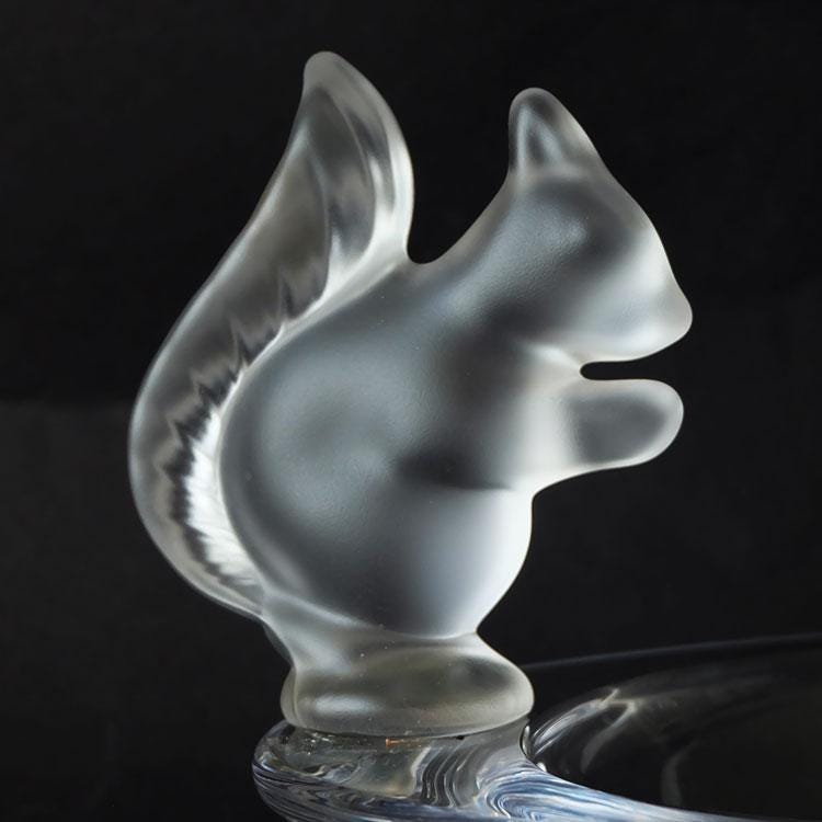 Sevres France - Crystal Oval Vintage 1970's Centerpiece Bowl