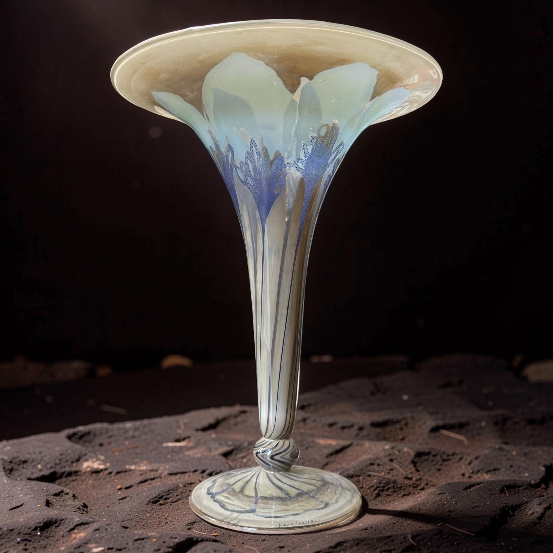 西ドイツ時代のアーティスト・グラス Vera Walther : ミニチュア３点 Vera Walther Glass - Etsy