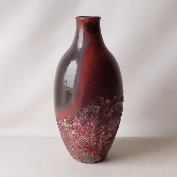 Pieter Groeneveldt - Vintage midcentury glazed earthenware vase in an unusual color