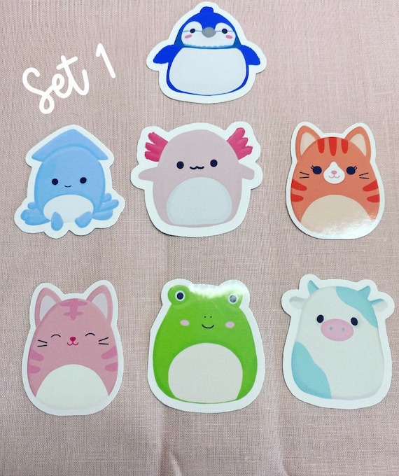 Squishmallows Stickers / Set of Squishmallow Stickers 