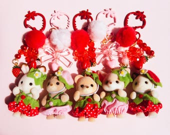Berry Babies Sylvanian Families Bag Charm Keychain