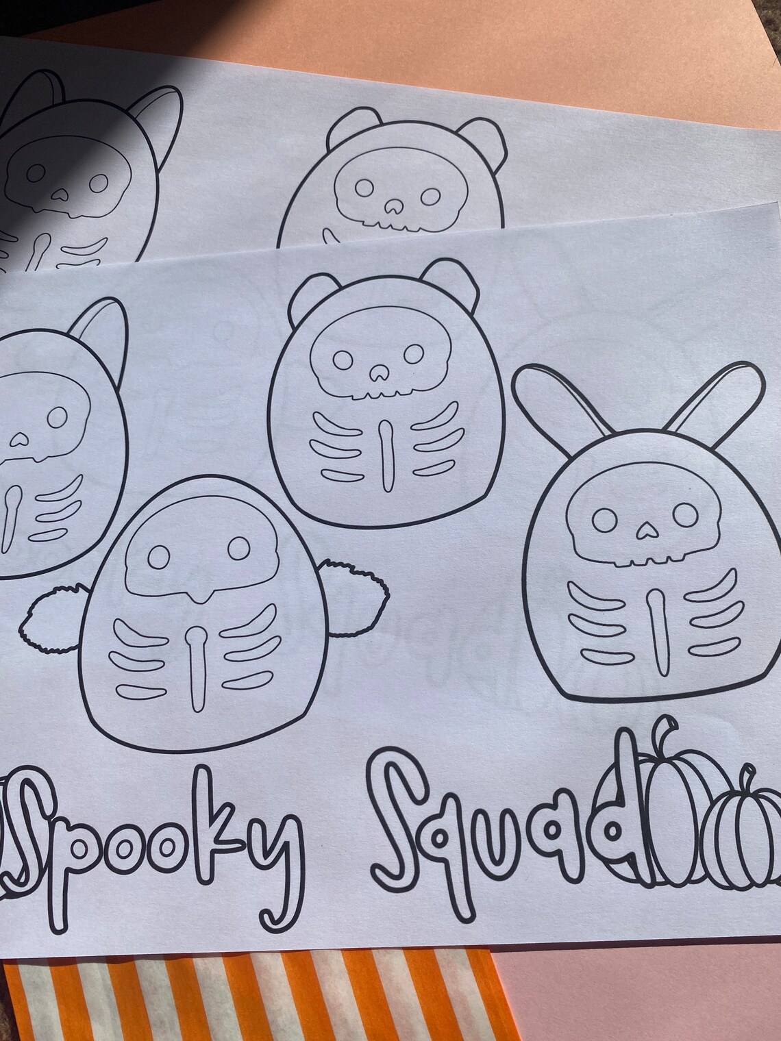 Squishmallow Halloween Colouring Page / Spooky Squishmallow - Etsy Israel