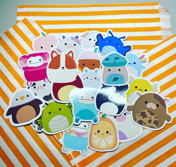 21 Cute Squishmallows Stickers / Set of Squishmallow Stickers -  Denmark