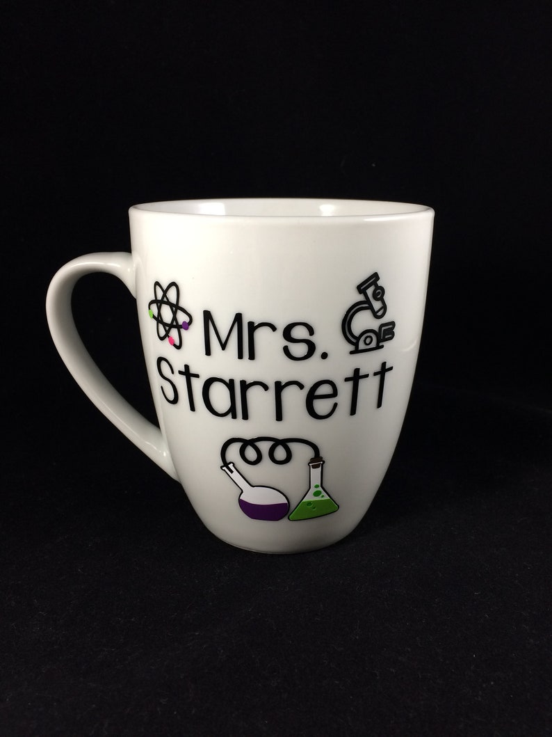 Personalized Science Teacher Gift Coffee Mug for Science Etsy