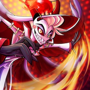 8" by 10" ART PRINT - King of Hell - Hazbin Hotel