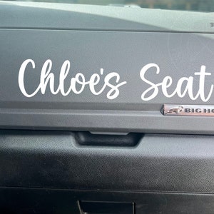 Girlfriend Wife Name Dashboard Car Truck Boat Van Vinyl Decal Sticker