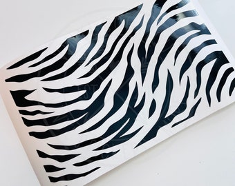 Tiger Stripe Print Vinyl Decal Stickers