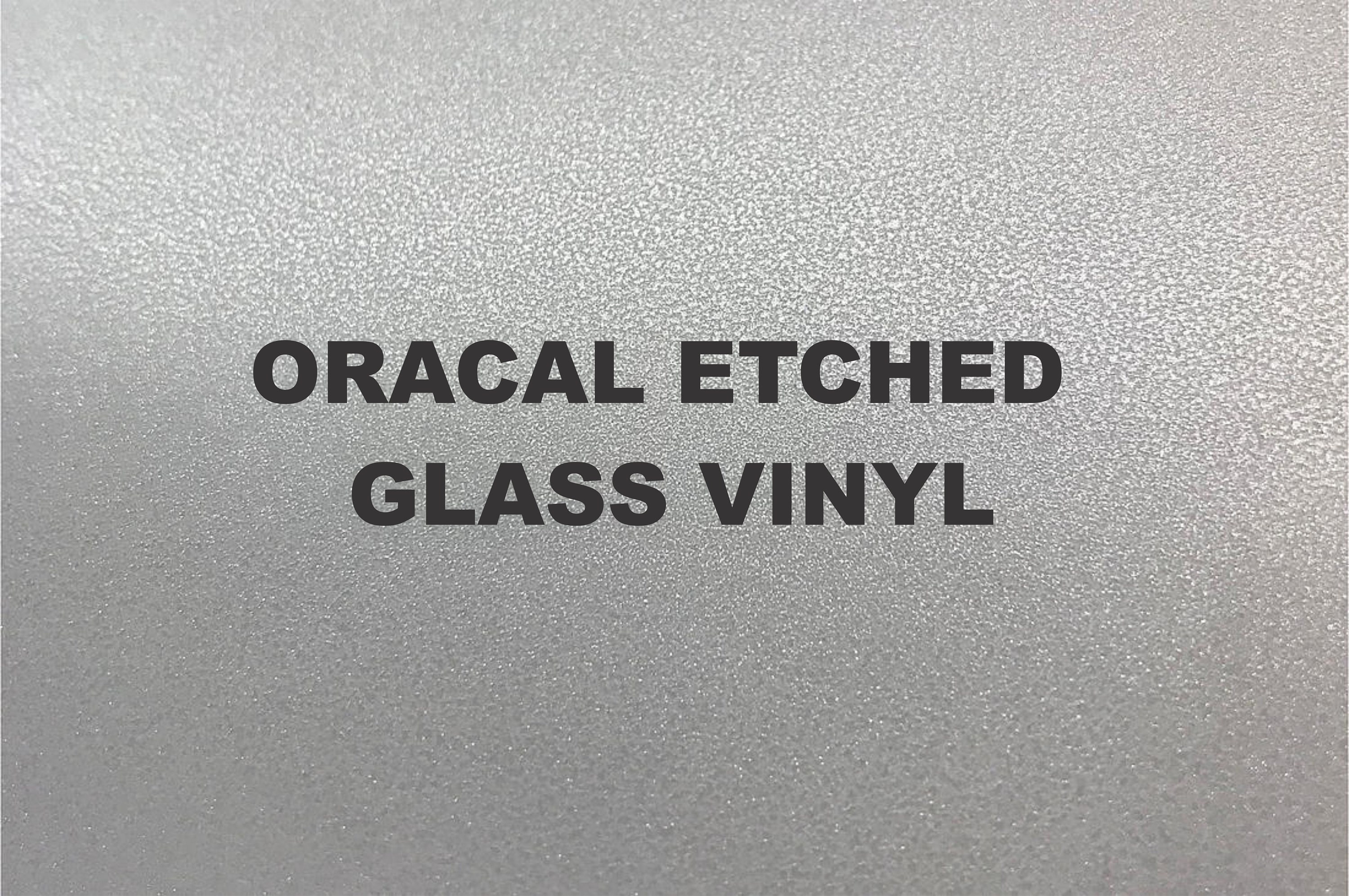 Oracal 8510 Etched Glass Vinyl Adhesive Craft Cutter Vinyl Etsy