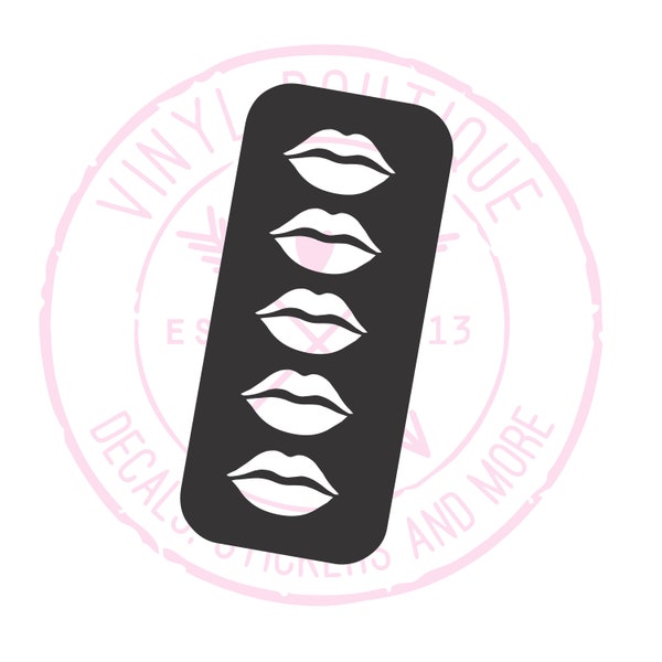 Makeup Swatch Stencil - Etsy