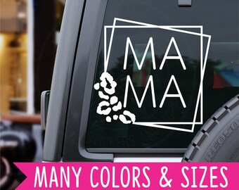 MAMA Cheetah Box Car Planner Laptop Cup Vinyl Decal Sticker