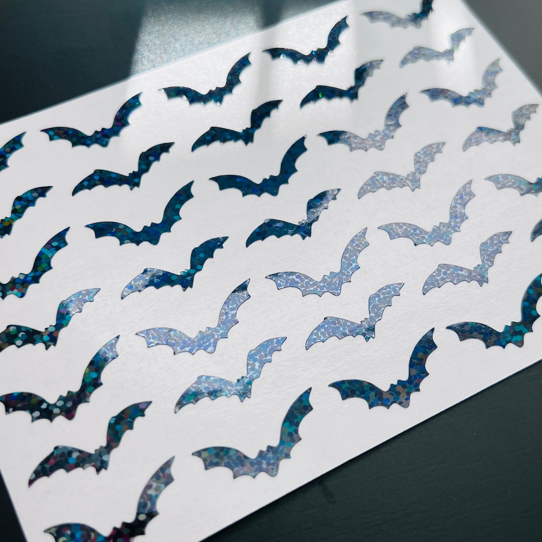 Bat Side Sticker Bats Flying Halloween Spooky Vinyl Decal Stickers - Etsy