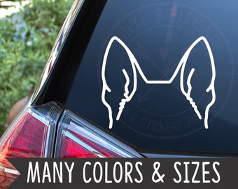 German Shepard Outline Car Laptop Cup Vinyl Decal Sticker