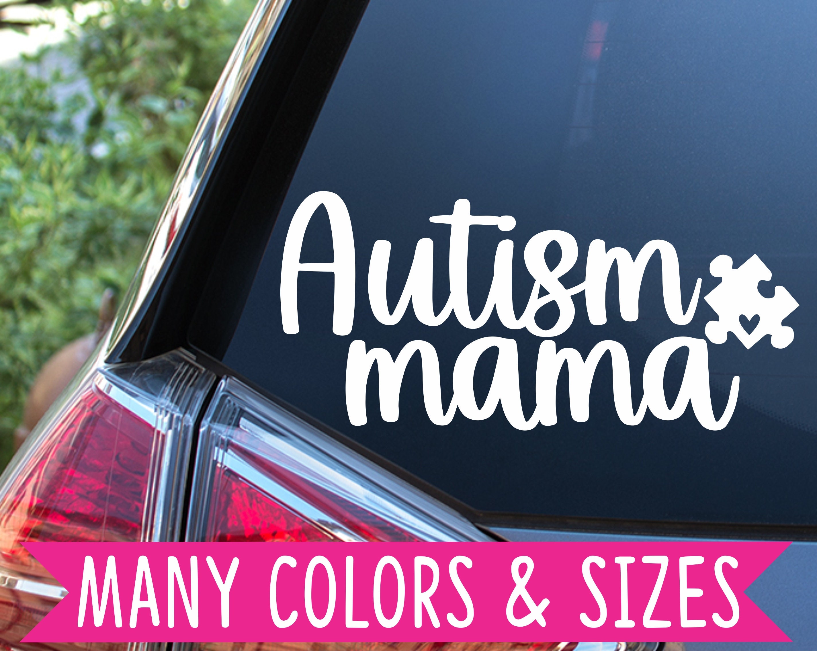 10 DOLLAR DONATION Autism Awareness Sticker for Car Window 