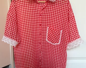 UPCYCLED VINTAGE BLOUSE - One of a Kind