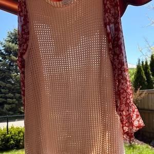 UPCYCLED CROCHETED TUNIC - One of a Kind