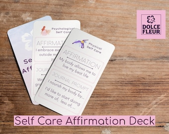 Self Care Affirmation Deck