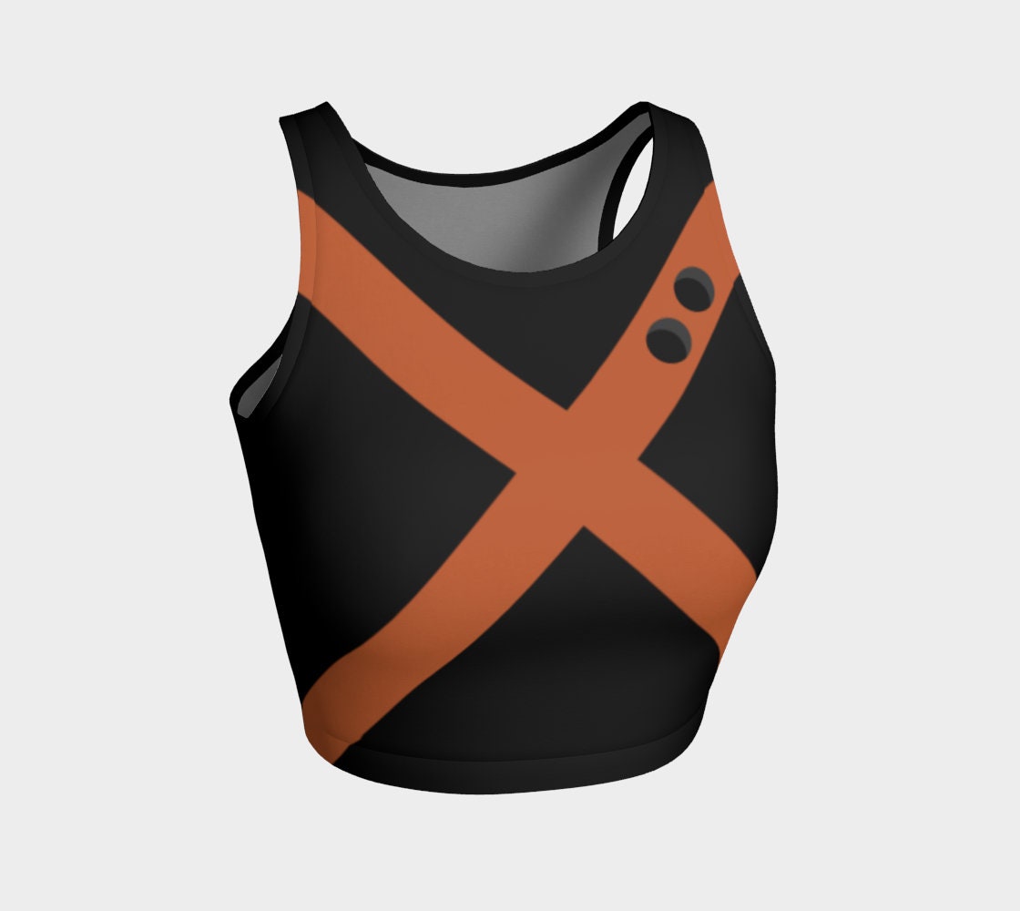 Explosion Hero Anime Crop Top Casual Cosplay Anime Merch Etsy Australia