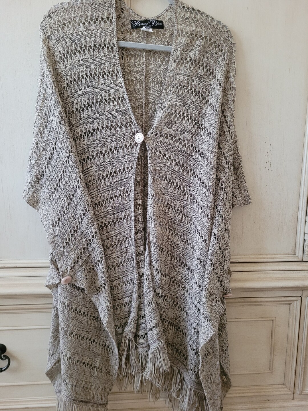 Beige shawl cardigan hotsell