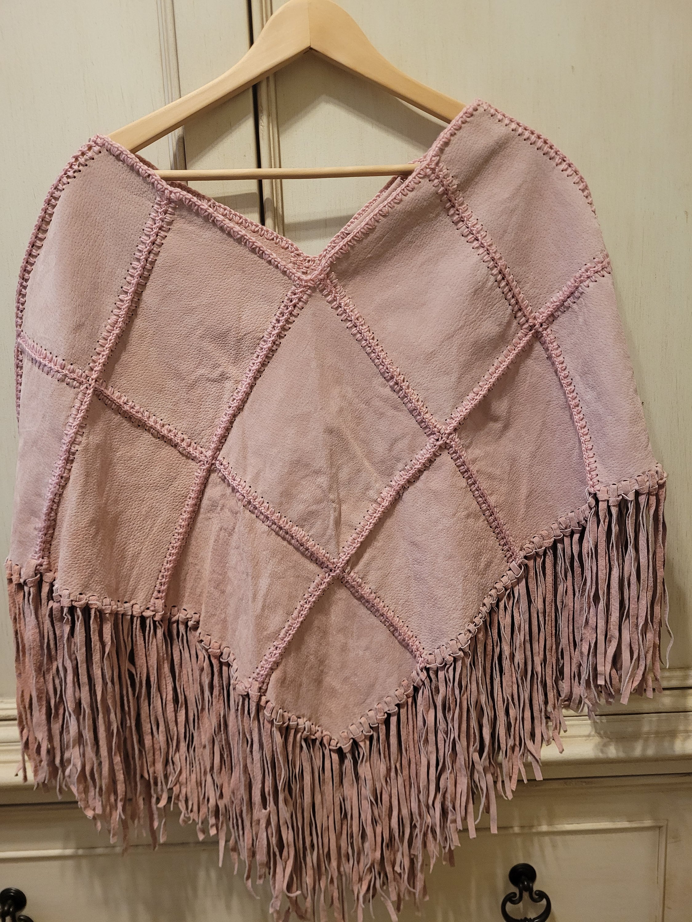 Retro Leather Poncho - Etsy Retro Leather Poncho - Etsy