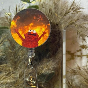 Fire Badge Reel | Custom Badge Reels | Healthcare | Teaching | Veterinarian | Keychain | MRI safe | Heave Duty