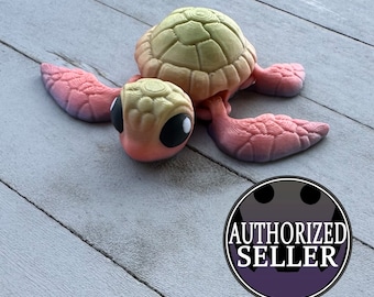 3D Printed Articulated Sea Turtle