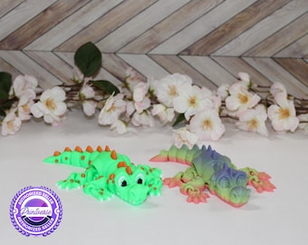 3D-geprinte gelede krokodil
