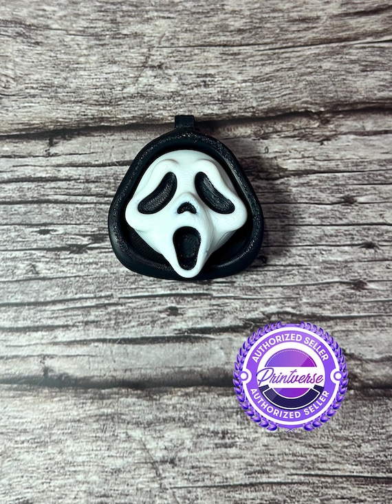 3D Printed Halloween Ghostface Clicker Keychains (printverse) - Etsy