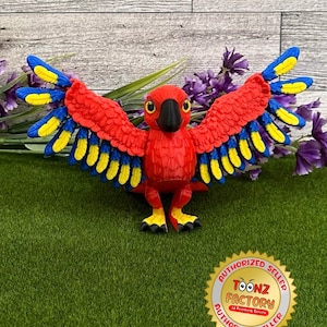 3D Printed Articulated Parrot