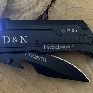 10th Anniversary Gift for Husband Gifts for Him Pocket Knife Engraved Husband Gift Anniversary Gift  Engraved Knife