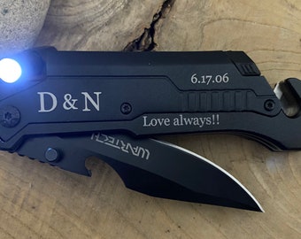 10th Anniversary Gift for Husband Gifts for Him Pocket Knife Engraved Husband Gift Anniversary Gift  Engraved Knife