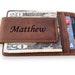 see more listings in the Leather Money Clips section