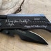 Fathers Day Gift from Daughter Father's Day Gift from Wife First Father's Day Gift from Kids Personalized Engraved Pocket Knife Gift 