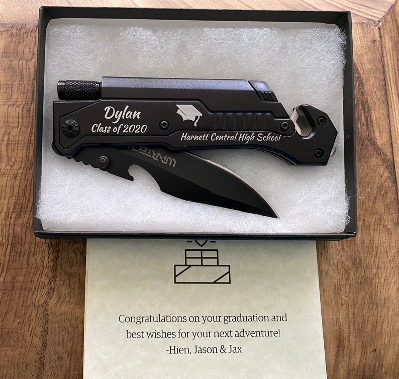 Personalized Graduation Gift College Graduation Gift Gift for Graduate High School Graduation Gift Ideas Gifts for Him Pocket Knife 2024 image 1